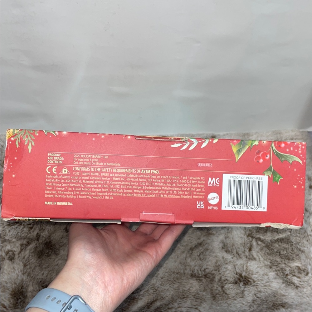 NIB 2022 Holiday Barbie - Picture 12 of 13